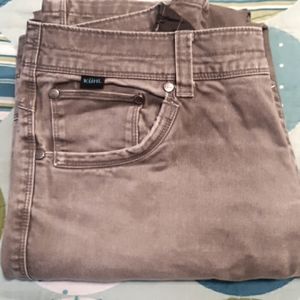 Kuhl. Free Ryder, faded green, 34x34, fits like a 33. One cargo pocket,